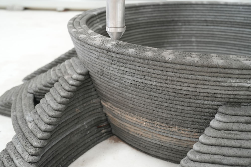 Concrete extrusion detail