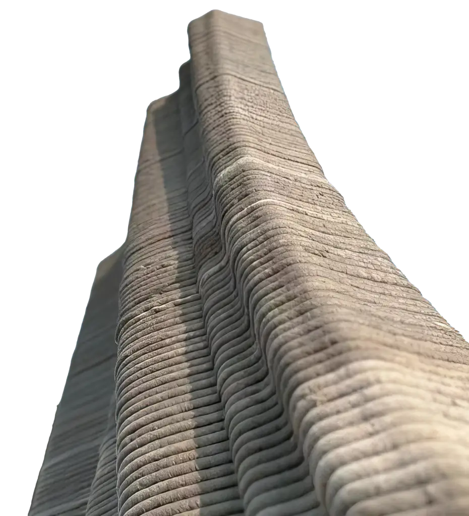 BTI 3D printed wall